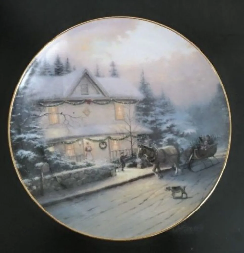 The Best Tradition Thomas Kinkade Collector Plate