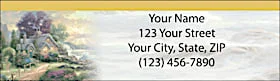 Kinkade's Seasons of Reflection Return Address Label