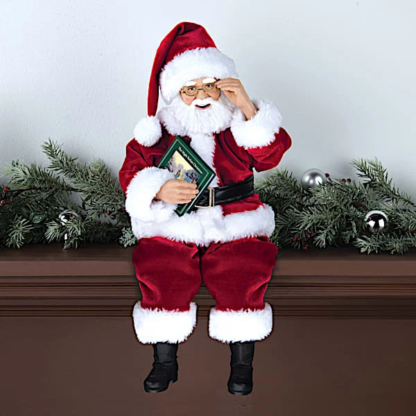 Speaking Santa Doll With Classic Recording By Thomas Kinkade