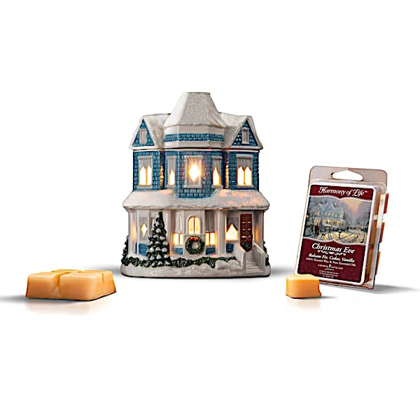 Thomas Kinkade Aromatherapy Wax Warmer Sculpture Collection