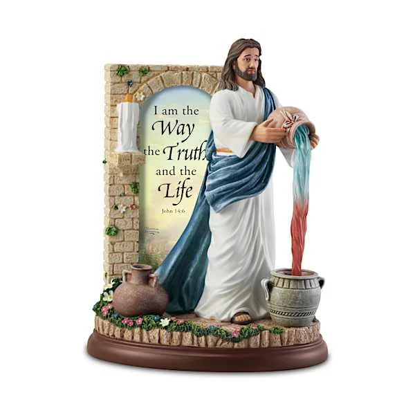 Thomas Kinkade Miracles Of Christ Illuminated Sculptures