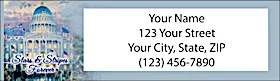 Thomas Kinkade's American Pride Address Labels