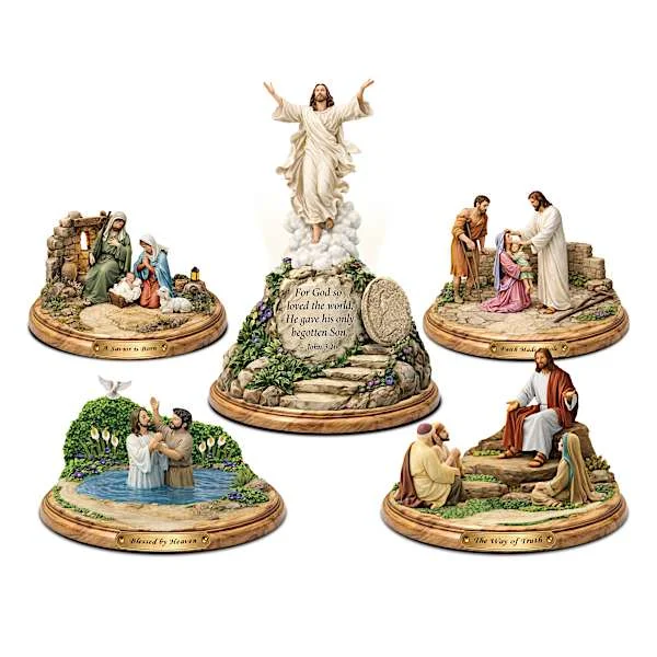 Thomas Kinkade Studios Light-Up Jesus Sculpture Collection