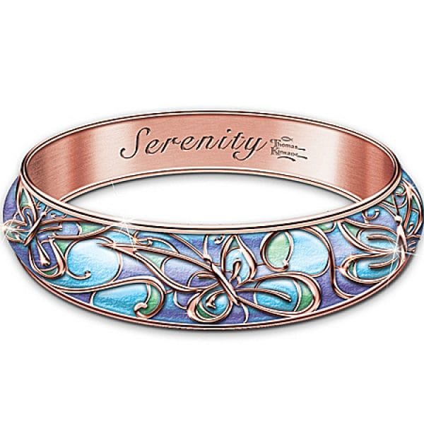 Bracelet: Thomas Kinkade Serenity Copper Wellness Bracelet