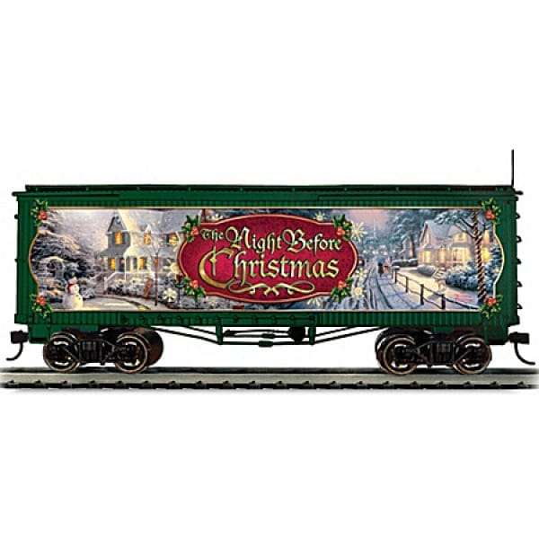 Thomas Kinkade Christmas Train Box Car: The Night Before Christmas