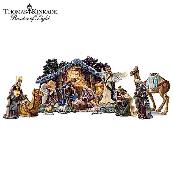 Thomas Kinkade Nativity Set: Star of Hope