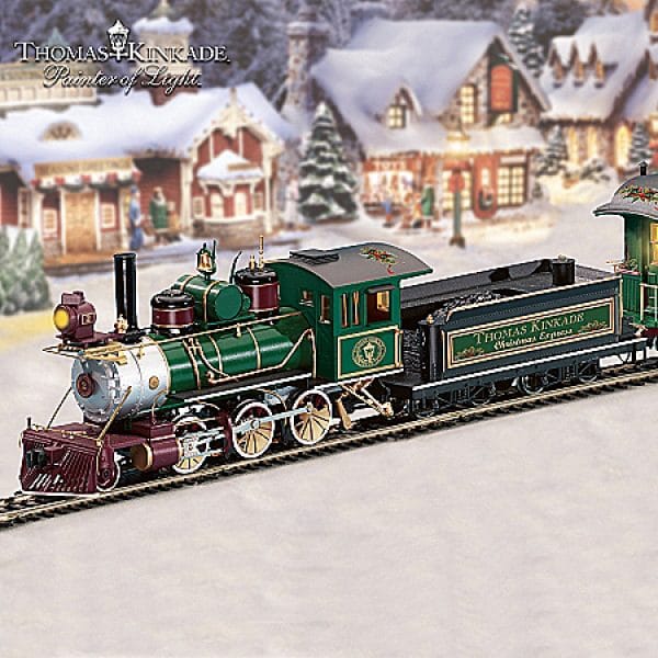 The Thomas Kinkade Christmas Express Electric Train Collection