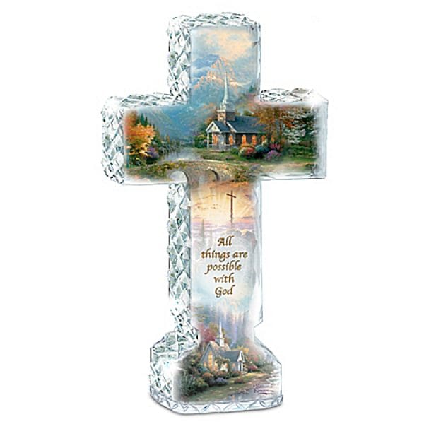 Thomas Kinkade Inspirations Of Hope Cross Collection