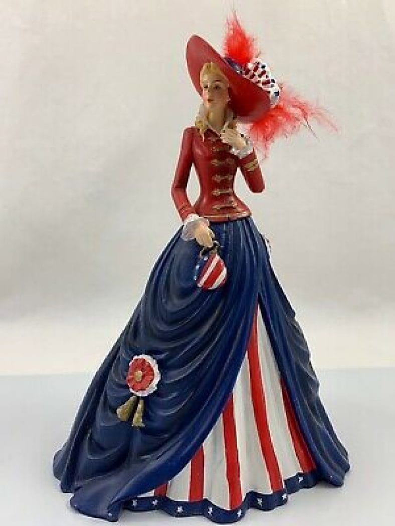 patriotic resin figurines