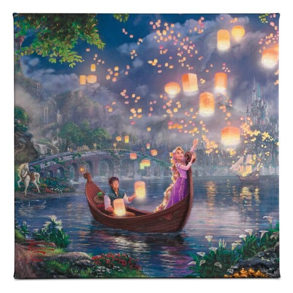 ''Tangled'' Gallery Wrapped Canvas by Thomas Kinkade Studios Official shopDisney