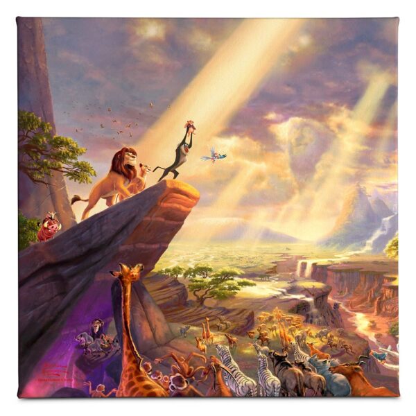 ''The Lion King'' Gallery Wrapped Canvas by Thomas Kinkade Official shopDisney