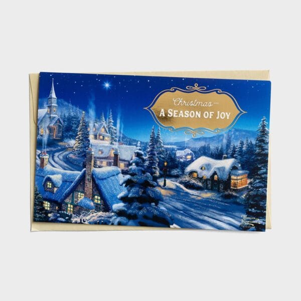 Thomas Kinkade - A Season of Joy - 18 Christmas Boxed Cards, KJV